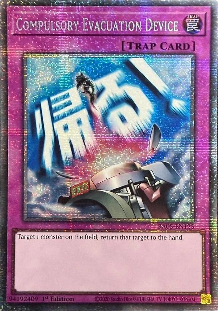 Compulsory Evacuation Device (Starlight Rare) [RA05-EN125] Starlight Rare | Exor Games Summserside