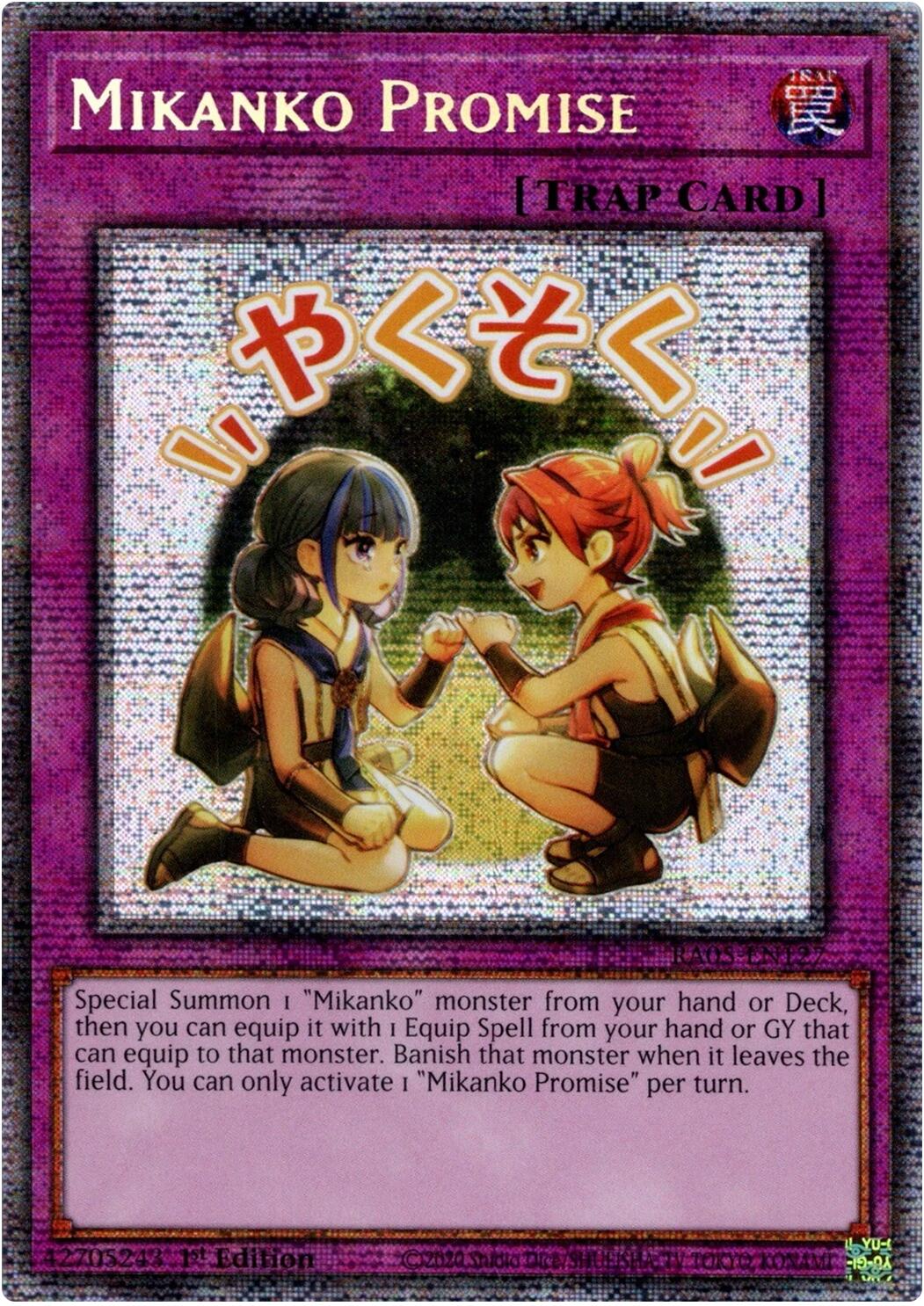 Mikanko Promise (Starlight Rare) [RA05-EN127] Starlight Rare | Exor Games Summserside