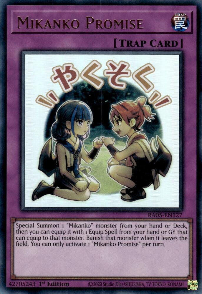 Mikanko Promise [RA05-EN127] Ultra Rare | Exor Games Summserside