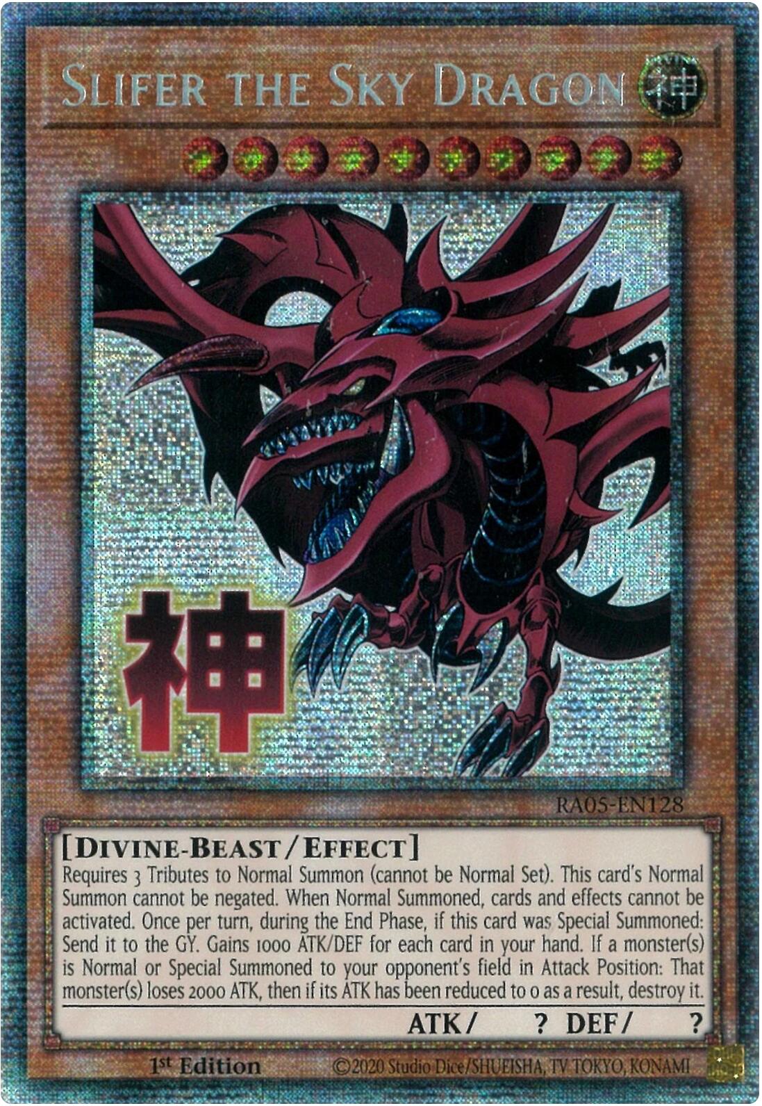 Slifer the Sky Dragon (Starlight Rare) [RA05-EN128] Starlight Rare | Exor Games Summserside