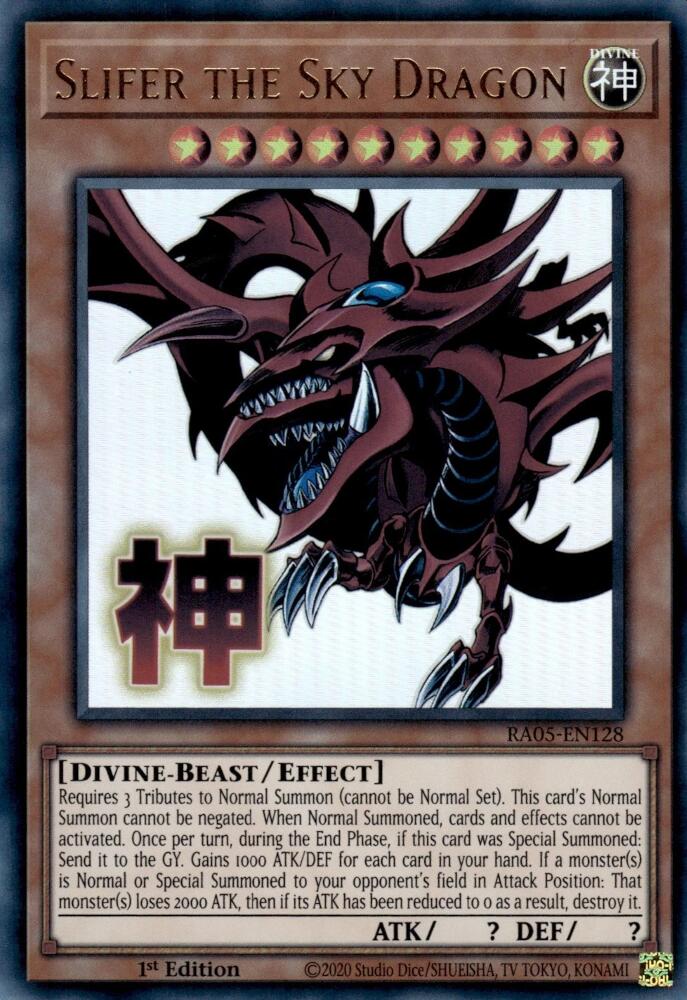 Slifer the Sky Dragon [RA05-EN128] Ultra Rare | Exor Games Summserside
