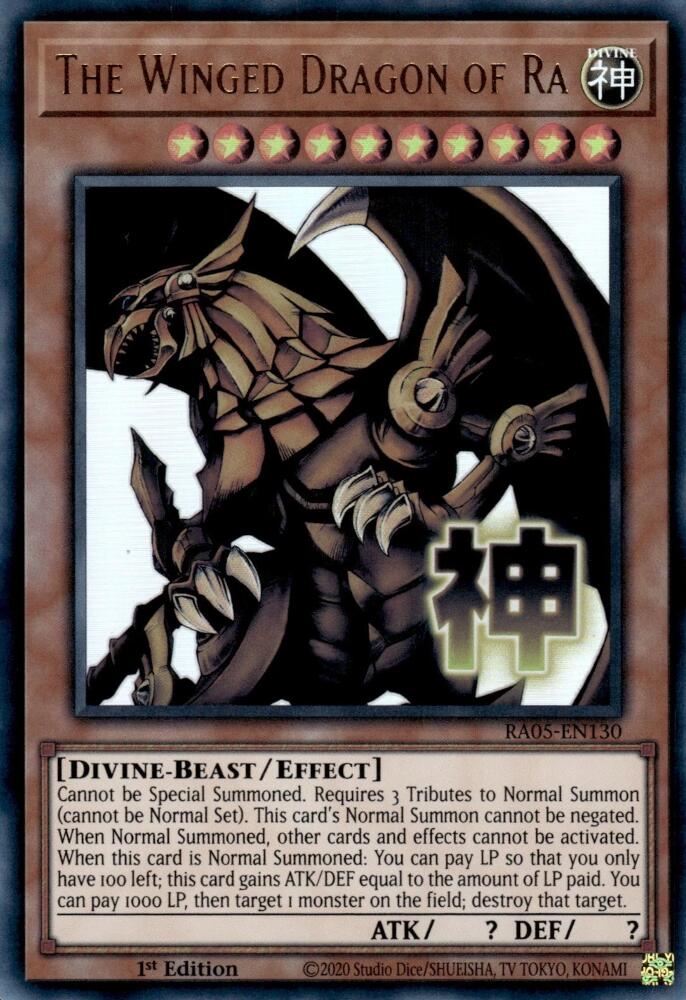 The Winged Dragon of Ra [RA05-EN130] Ultra Rare | Exor Games Summserside