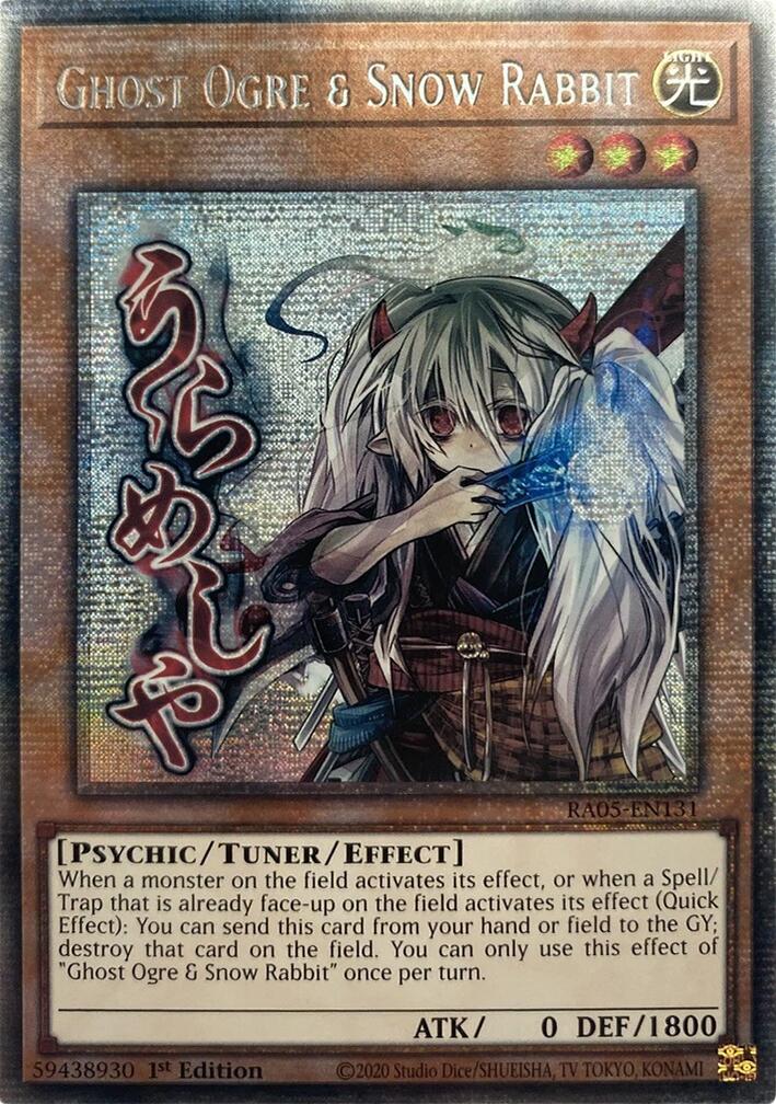 Ghost Ogre & Snow Rabbit (Starlight Rare) [RA05-EN131] Starlight Rare | Exor Games Summserside