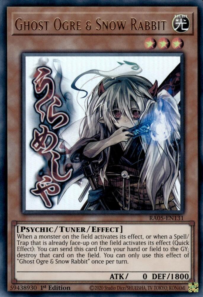 Ghost Ogre & Snow Rabbit [RA05-EN131] Ultra Rare | Exor Games Summserside