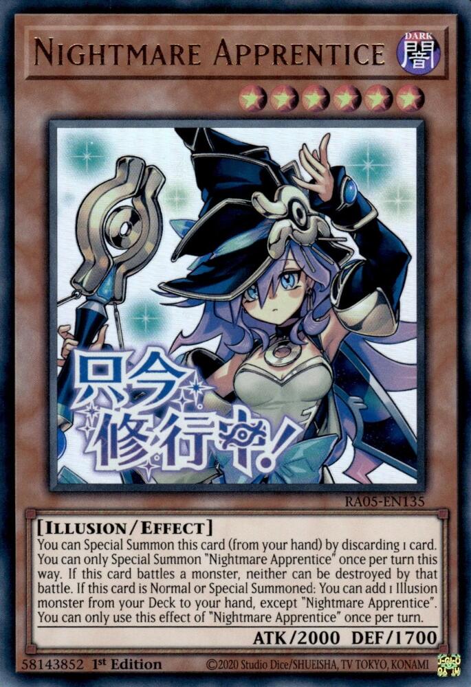 Nightmare Apprentice [RA05-EN135] Ultra Rare | Exor Games Summserside