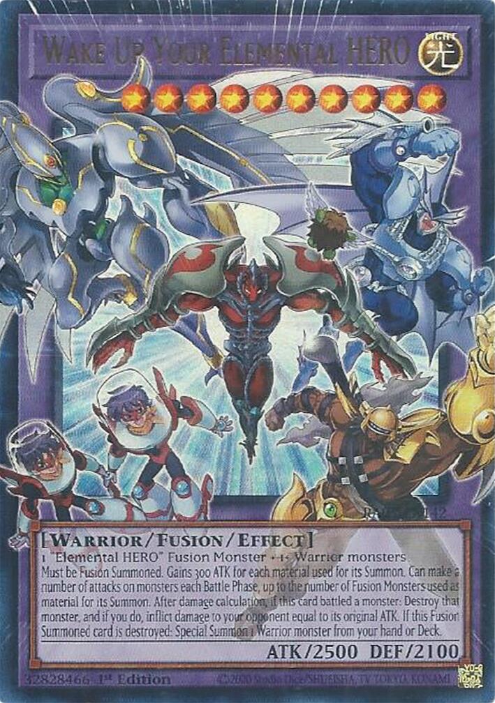 Wake Up Your Elemental HERO [RA05-EN142] Ultra Rare | Exor Games Summserside