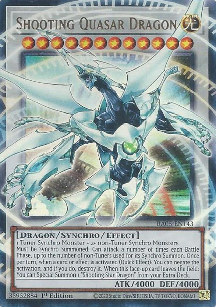 Shooting Quasar Dragon [RA05-EN143] Ultra Rare | Exor Games Summserside