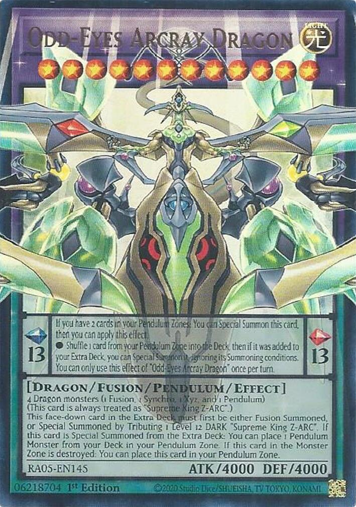 Odd-Eyes Arcray Dragon [RA05-EN145] Ultra Rare | Exor Games Summserside