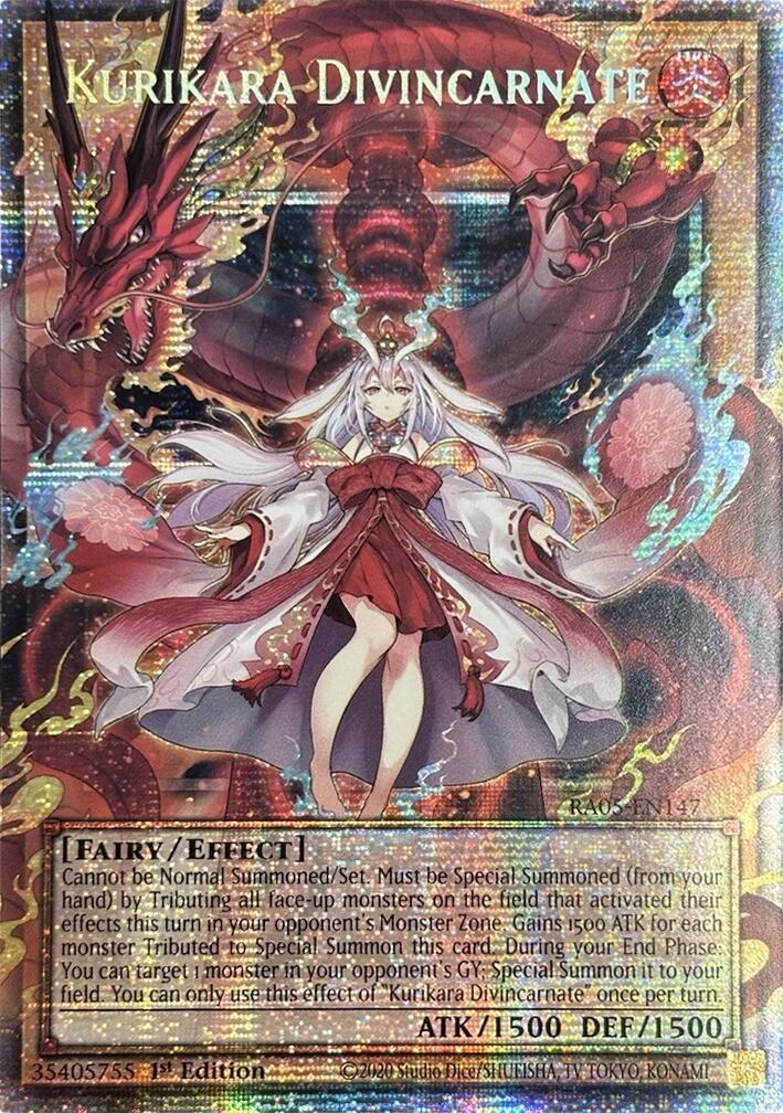Kurikara Divincarnate (Starlight Rare) [RA05-EN147] Starlight Rare | Exor Games Summserside
