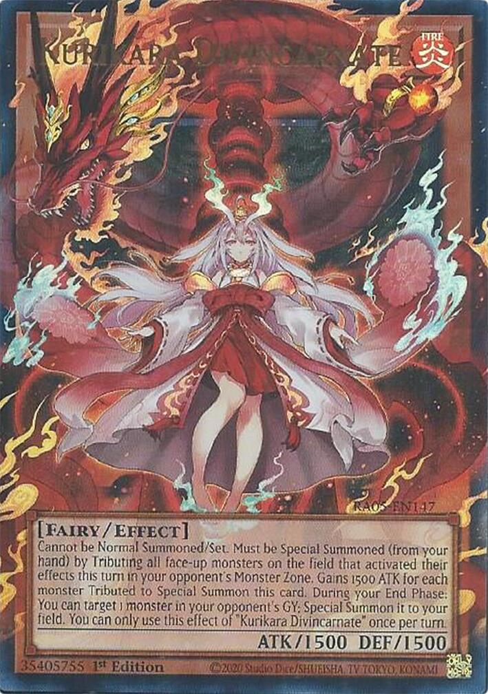 Kurikara Divincarnate [RA05-EN147] Ultra Rare | Exor Games Summserside