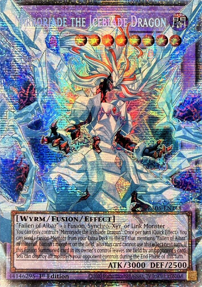 Mirrorjade the Iceblade Dragon (Starlight Rare) [RA05-EN148] Starlight Rare | Exor Games Summserside