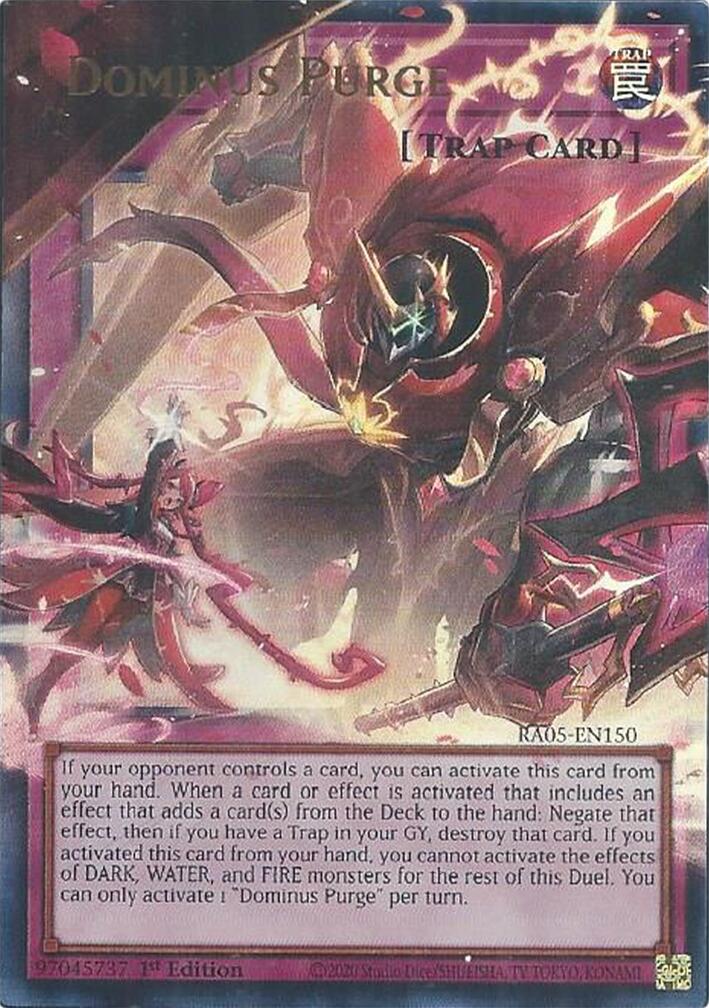 Dominus Purge [RA05-EN150] Ultra Rare | Exor Games Summserside
