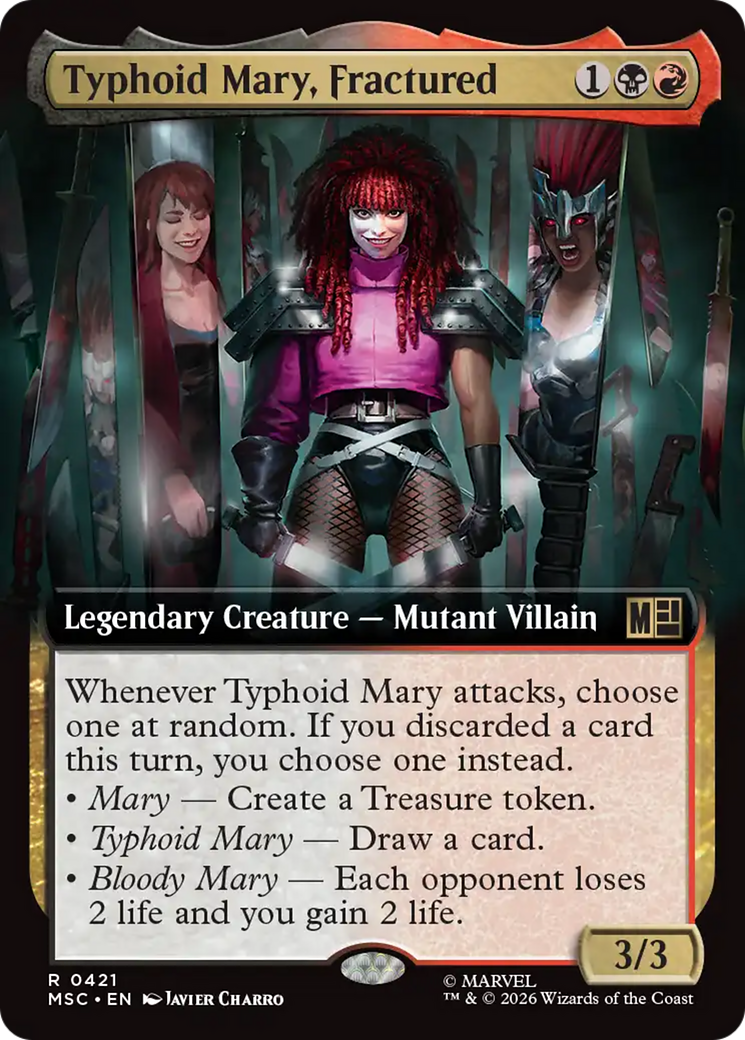 Typhoid Mary, Fractured (Extended Art) [Marvel Super Heroes Commander] | Exor Games Summserside