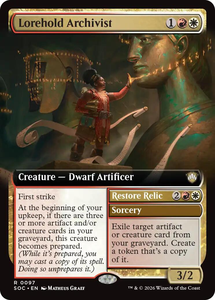 Lorehold Archivist (Extended Art) [Secrets of Strixhaven Commander] | Exor Games Summserside