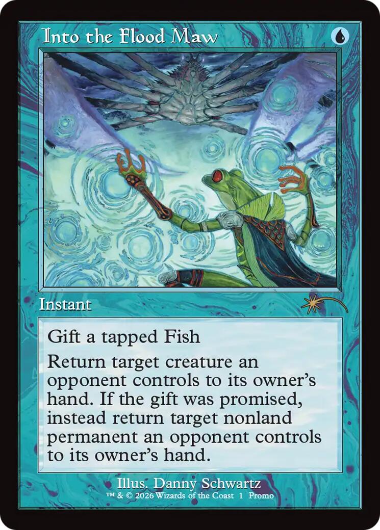 Into the Flood Maw (Retro Frame) [Wizards Play Network 2026] | Exor Games Summserside