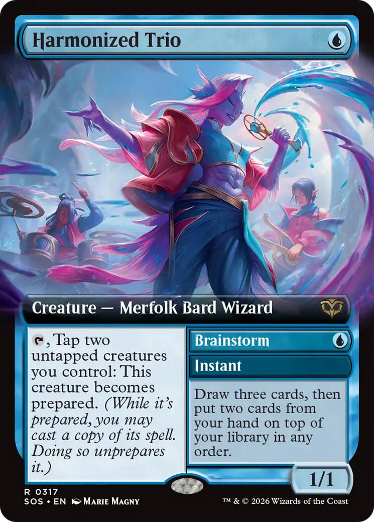 Harmonized Trio (Extended Art) [Secrets of Strixhaven] | Exor Games Summserside