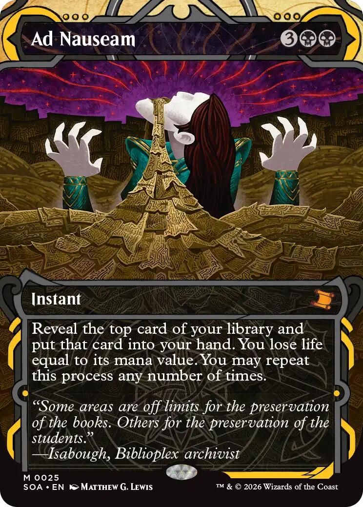 Ad Nauseam [Secrets of Strixhaven: Mystical Archive] | Exor Games Summserside