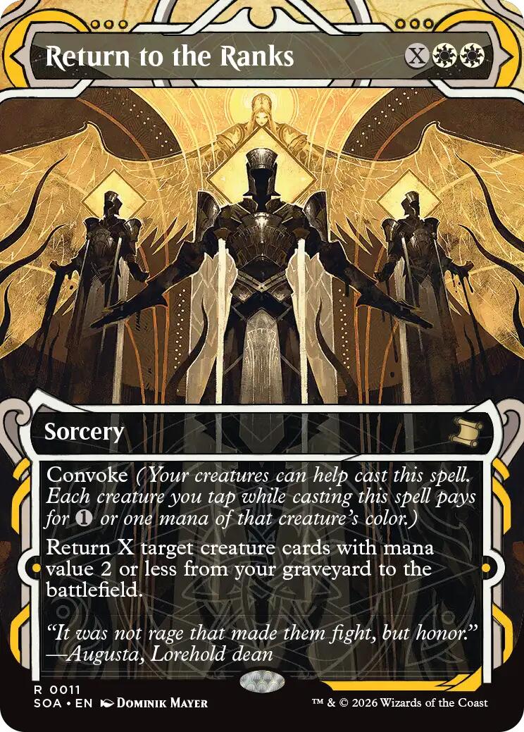Return to the Ranks [Secrets of Strixhaven: Mystical Archive] | Exor Games Summserside