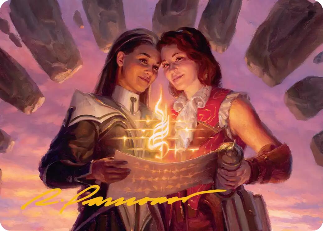 Joined Researchers Art Card (Gold-Stamped Signature) [Secrets of Strixhaven Art Series] | Exor Games Summserside