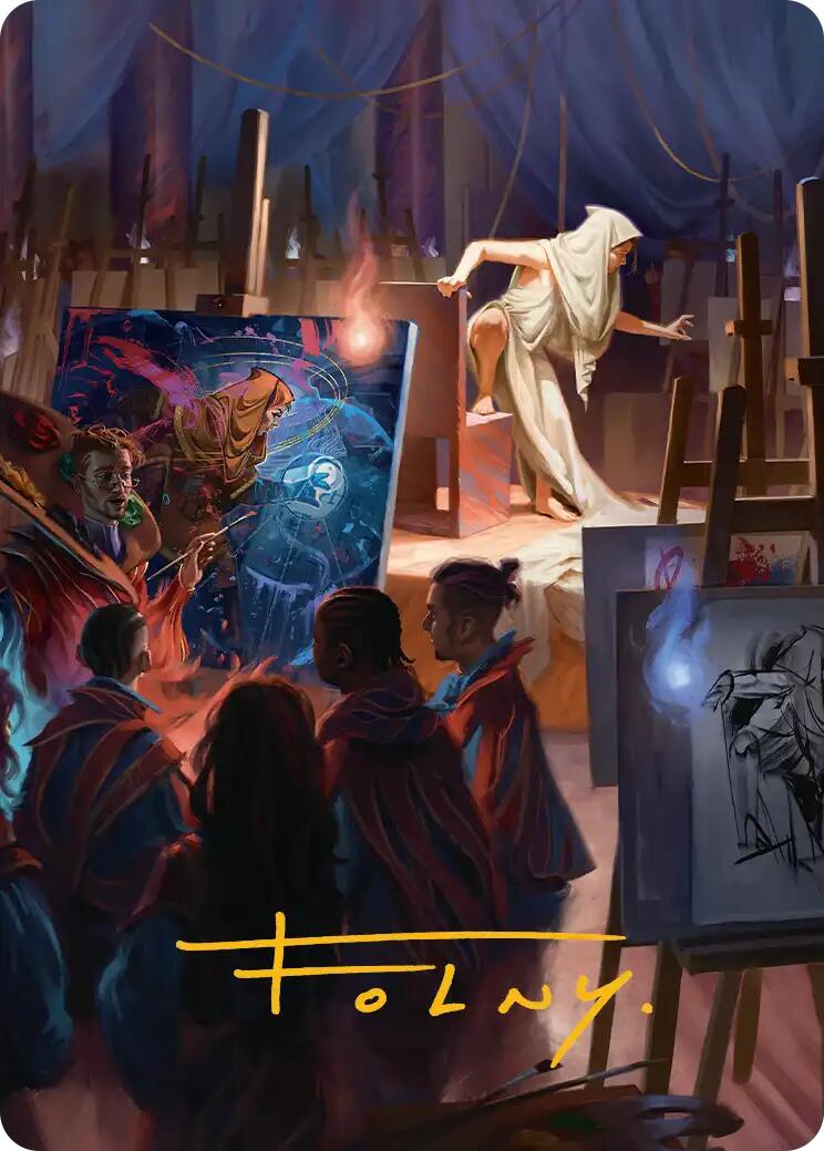 Archaeomancer Art Card (Gold-Stamped Signature) [Secrets of Strixhaven Art Series] | Exor Games Summserside