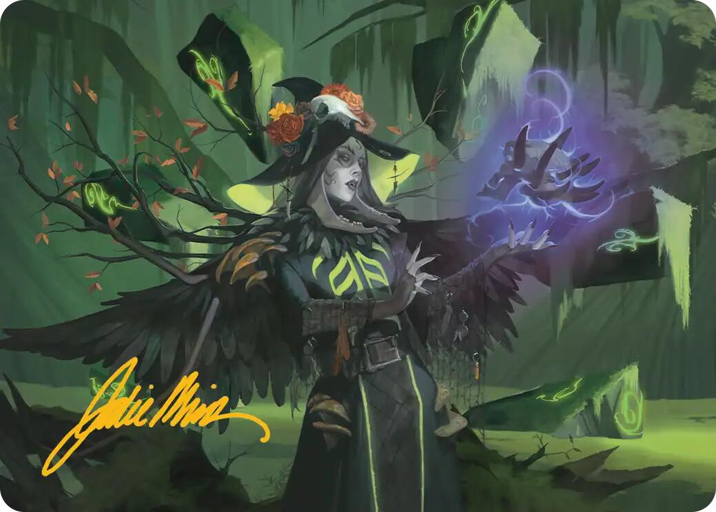 Emeritus of Woe Art Card (Gold-Stamped Signature) [Secrets of Strixhaven Art Series] | Exor Games Summserside