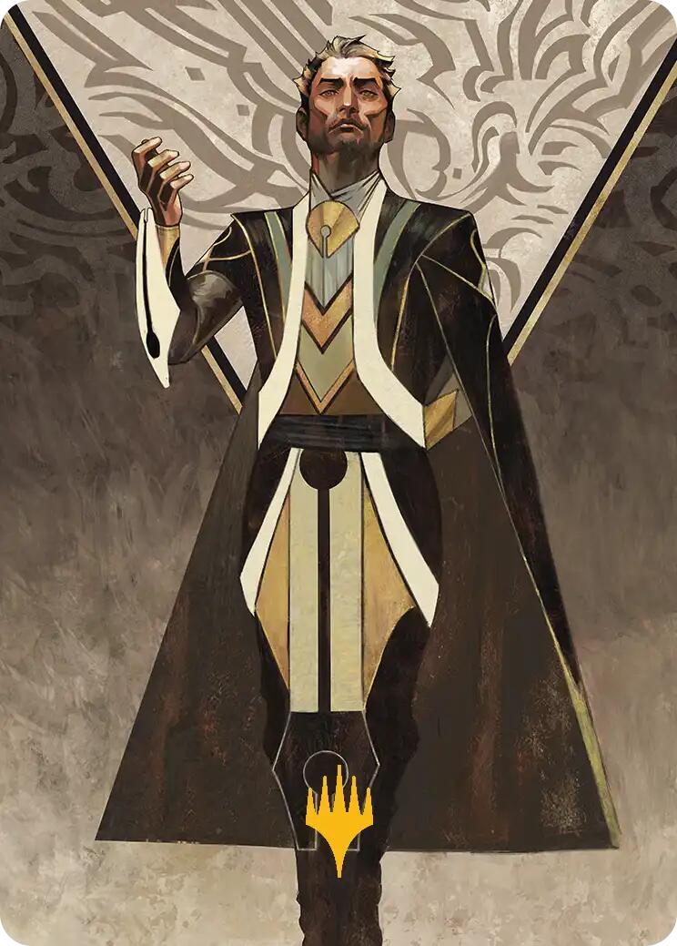 Ral Zarek, Guest Lecturer Art Card (Gold-Stamped Planeswalker Symbol) [Secrets of Strixhaven Art Series] | Exor Games Summserside