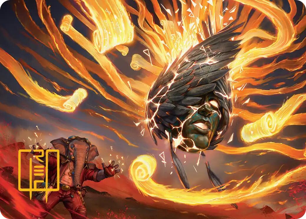 Flashback Art Card (Gold-Stamped Signature) [Secrets of Strixhaven Art Series] | Exor Games Summserside