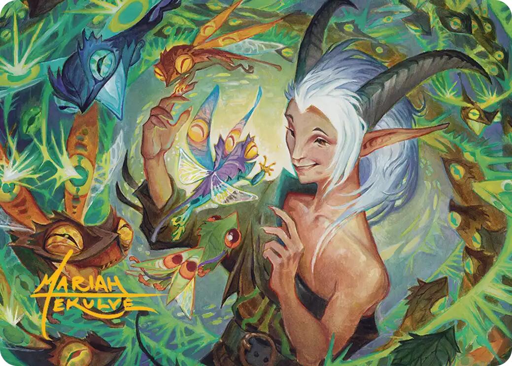 Lumaret's Favor Art Card (Gold-Stamped Signature) [Secrets of Strixhaven Art Series] | Exor Games Summserside