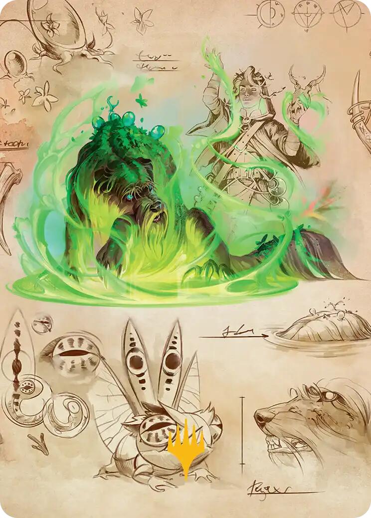 Germination Practicum Art Card (Gold-Stamped Planeswalker Symbol) [Secrets of Strixhaven Art Series] | Exor Games Summserside