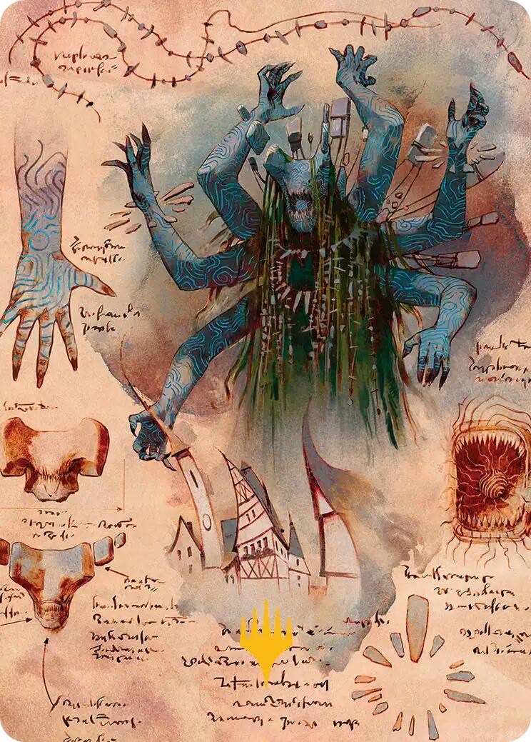 The Dawning Archaic Art Card (Gold-Stamped Planeswalker Symbol) [Secrets of Strixhaven Art Series] | Exor Games Summserside