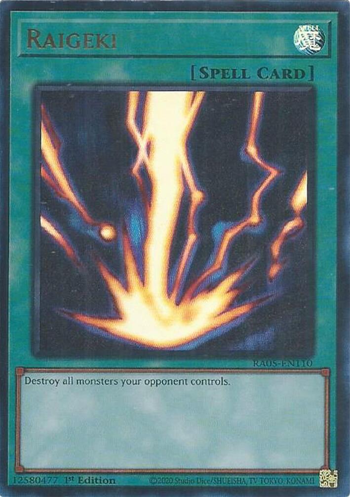 Raigeki (Ultra Rare) [RA05-EN110] Ultra Rare | Exor Games Summserside