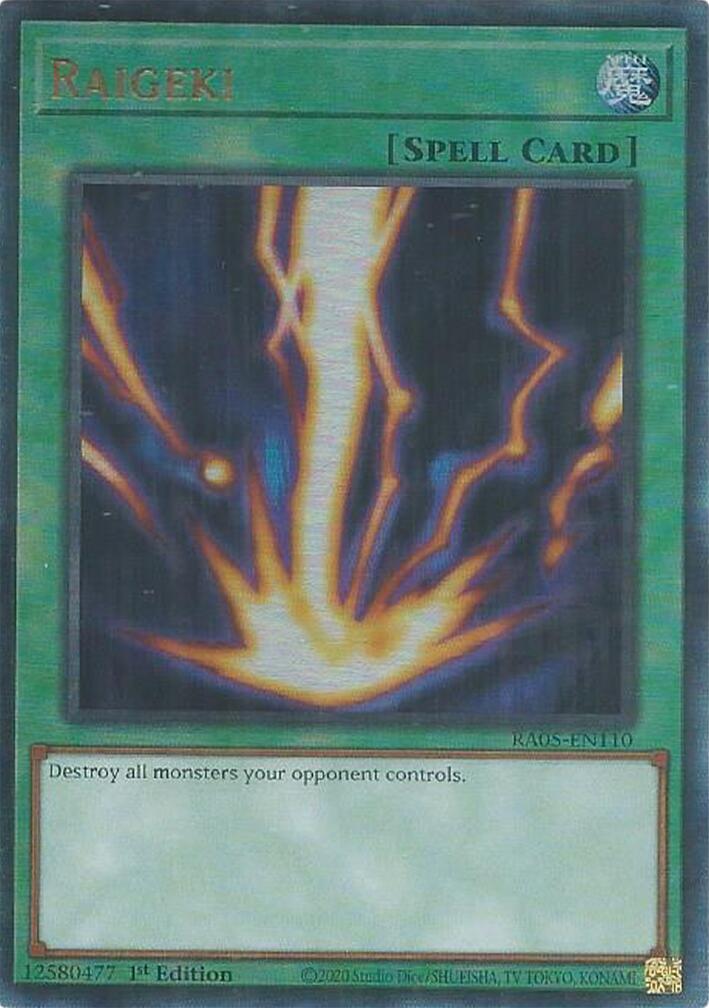 Raigeki (Ultimate Rare) [RA05-EN110] Ultimate Rare | Exor Games Summserside