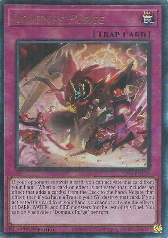 Dominus Purge (Ultimate Rare) [RA05-EN150] Ultimate Rare | Exor Games Summserside