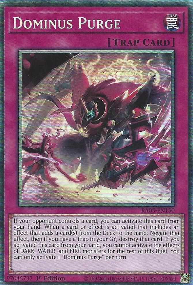 Dominus Purge (Collector's Rare) [RA05-EN150] Collector's Rare | Exor Games Summserside
