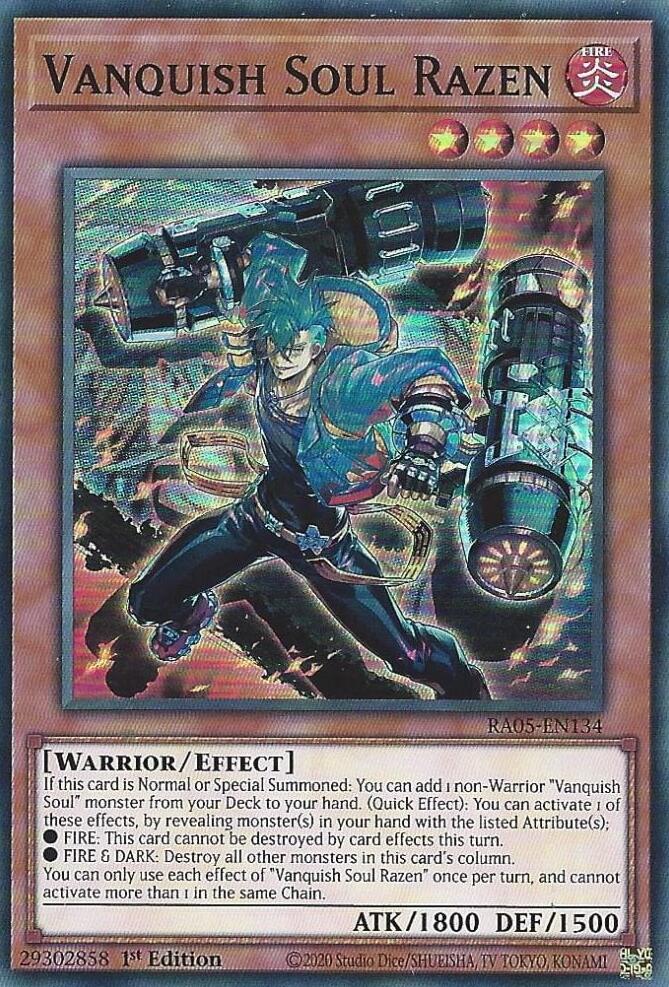 Vanquish Soul Razen [RA05-EN134] Super Rare | Exor Games Summserside