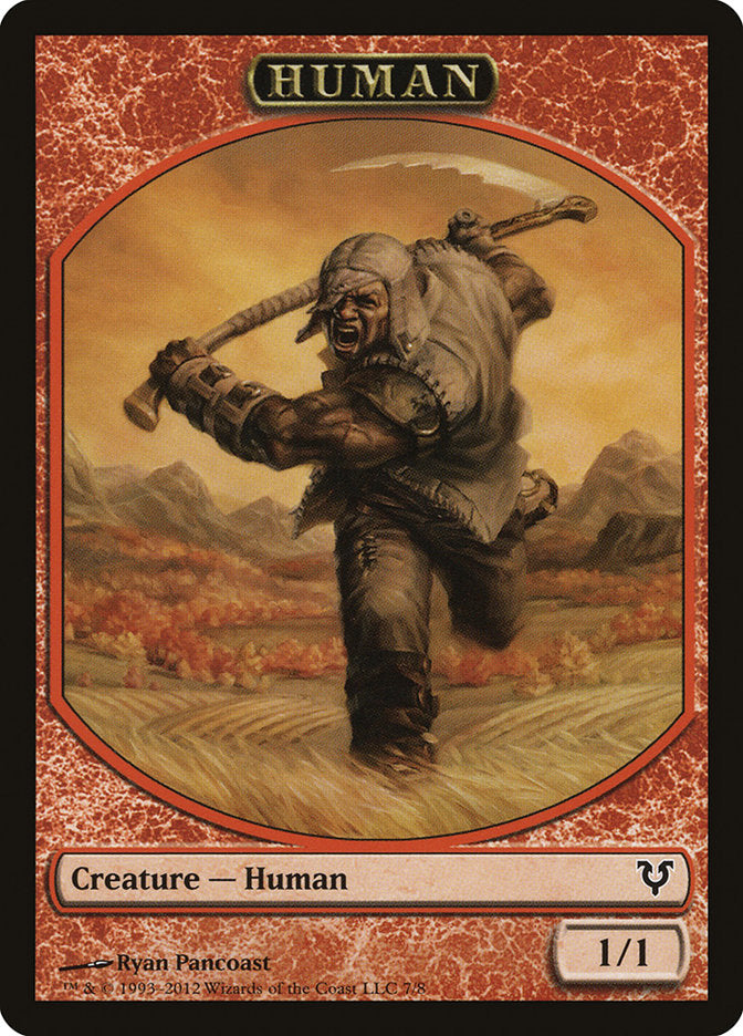 Human Token (7/8) [Avacyn Restored Tokens] | Exor Games Summserside