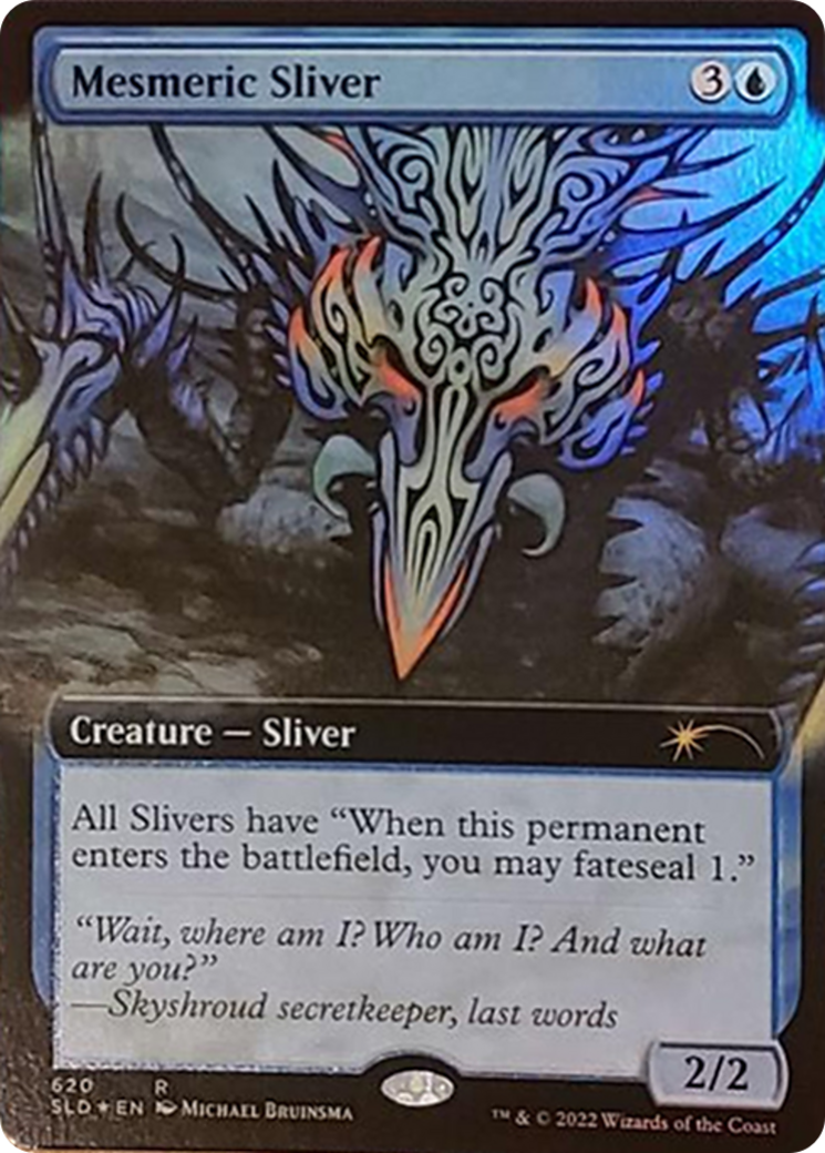 Mesmeric Sliver (Extended Art) [Secret Lair Drop Series] | Exor Games Summserside