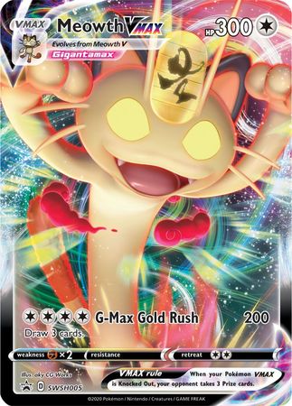 Meowth VMAX (SWSH005) [Sword & Shield: Black Star Promos] | Exor Games Summserside