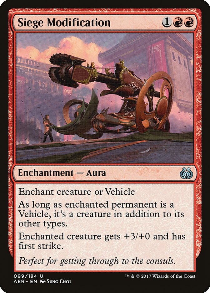 Siege Modification [Aether Revolt] | Exor Games Summserside