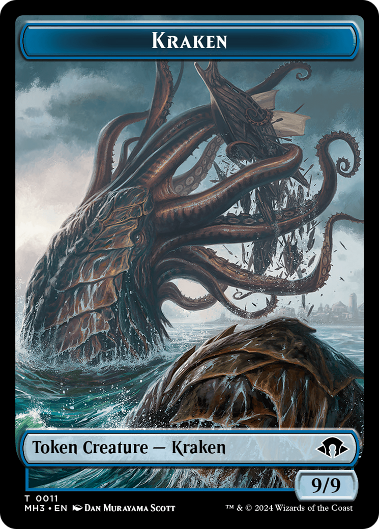 Kraken Token [Modern Horizons 3 Tokens] | Exor Games Summserside