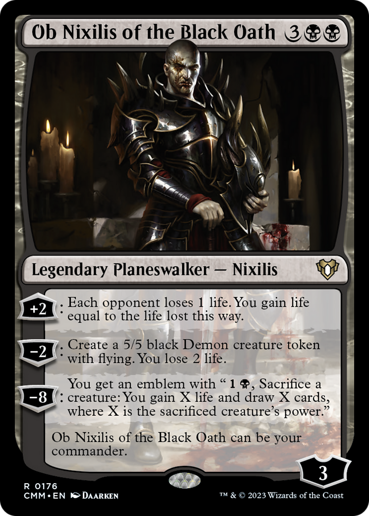 Ob Nixilis of the Black Oath [Commander Masters] | Exor Games Summserside