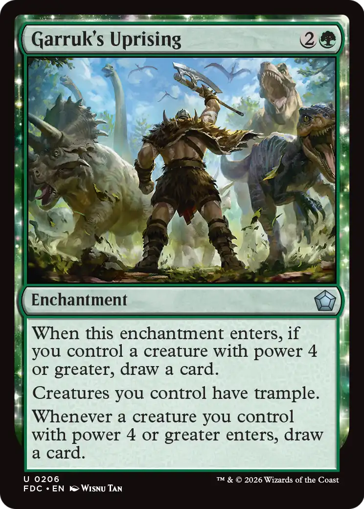 Garruk's Uprising [Foundations Commander] | Exor Games Summserside