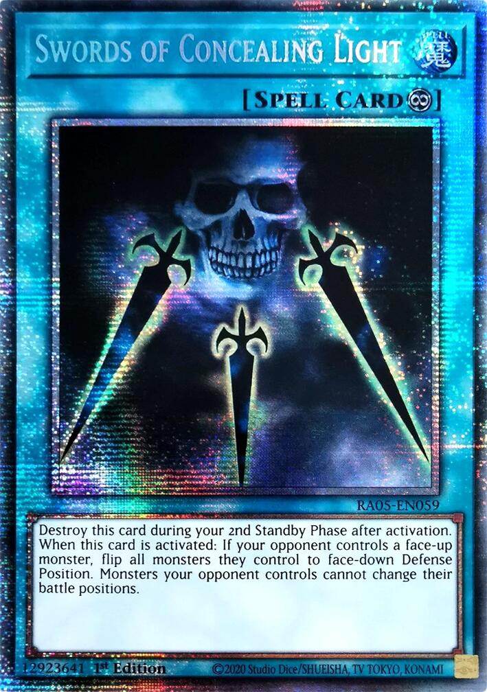Swords of Concealing Light (Starlight Rare) [RA05-EN059] Starlight Rare | Exor Games Summserside