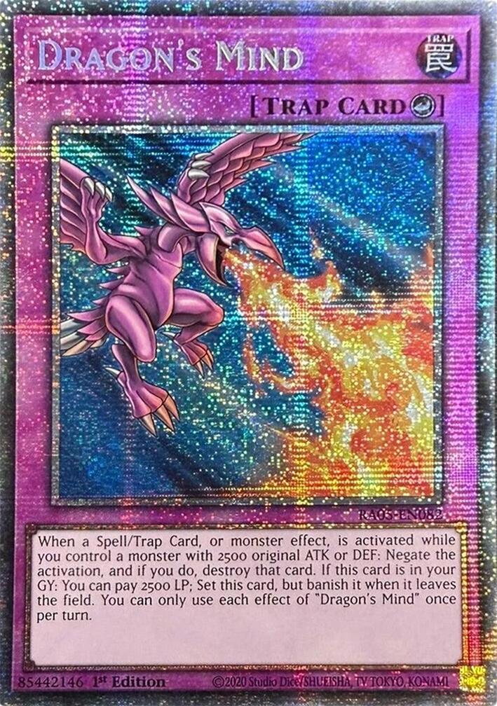 Dragon's Mind (Starlight Rare) [RA05-EN082] Starlight Rare | Exor Games Summserside