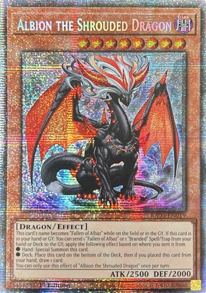 Albion the Shrouded Dragon (Starlight Rare) [RA05-EN019] Starlight Rare | Exor Games Summserside