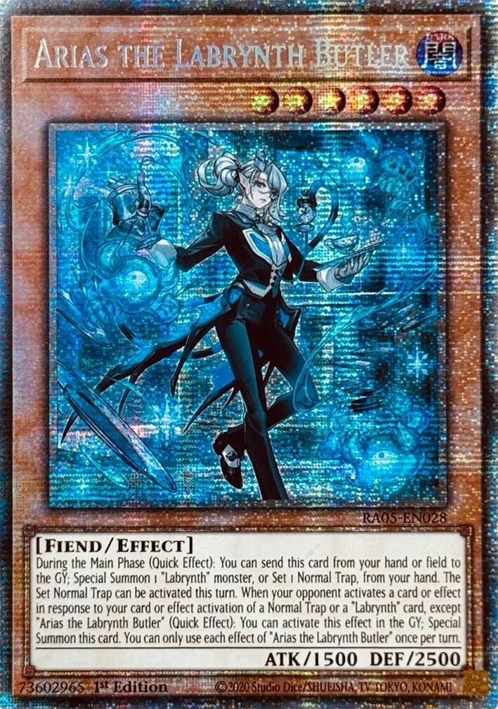 Arias the Labrynth Butler (Starlight Rare) [RA05-EN028] Starlight Rare | Exor Games Summserside