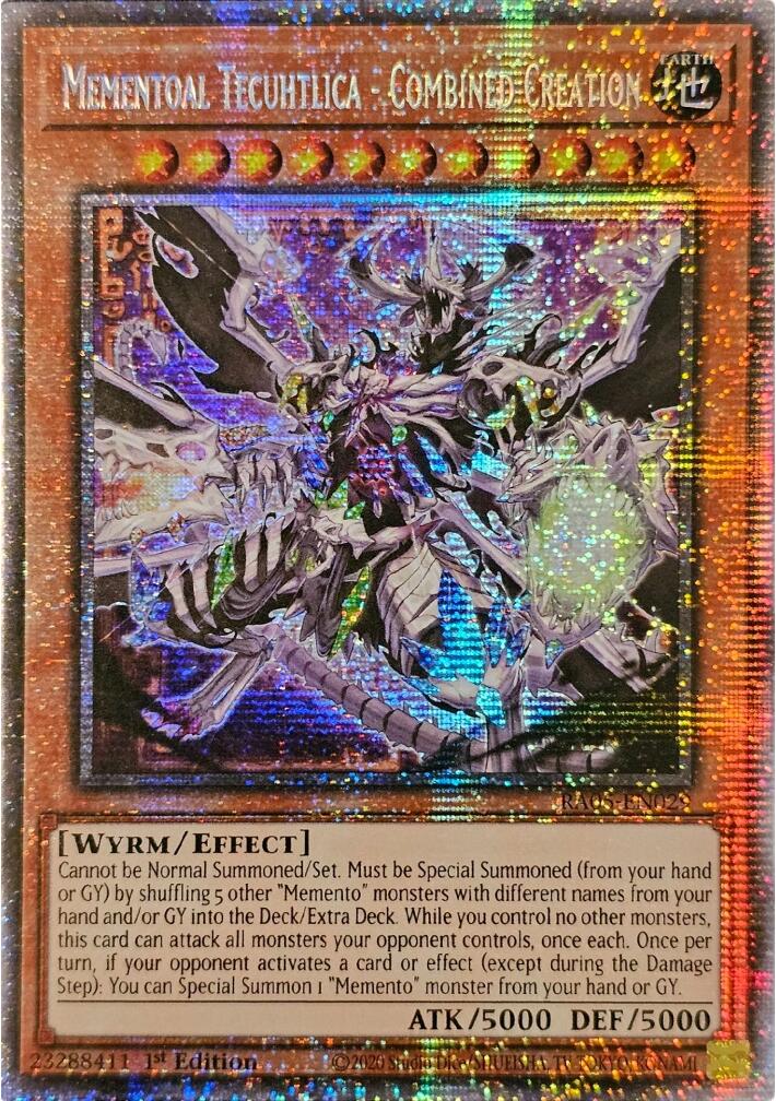 Mementoal Tecuhtlica - Combined Creation (Starlight Rare) [RA05-EN029] Starlight Rare | Exor Games Summserside