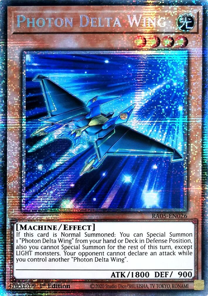 Photon Delta Wing (Starlight Rare) [RA05-EN026] Starlight Rare | Exor Games Summserside