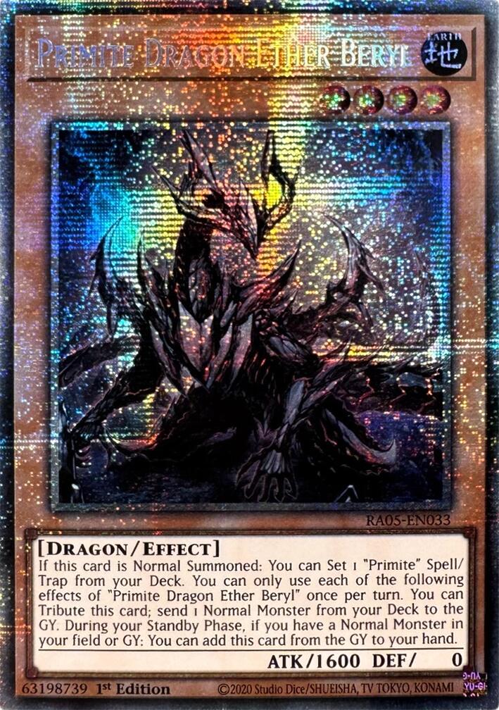 Primite Dragon Ether Beryl (Starlight Rare) [RA05-EN033] Starlight Rare | Exor Games Summserside
