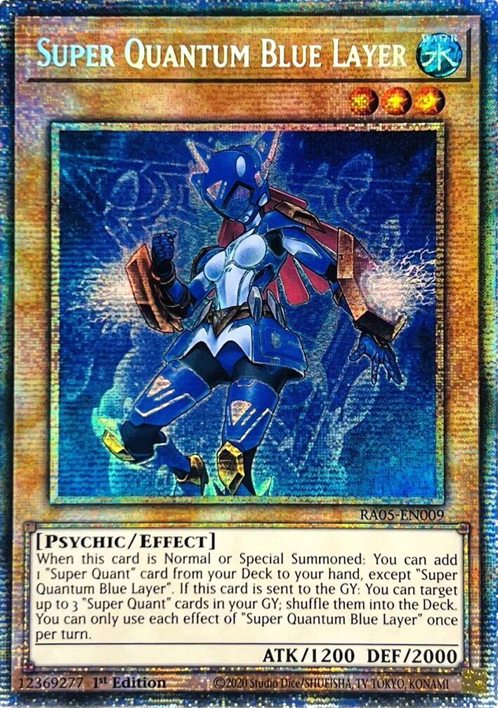 Super Quantum Blue Layer (Starlight Rare) [RA05-EN009] Starlight Rare | Exor Games Summserside